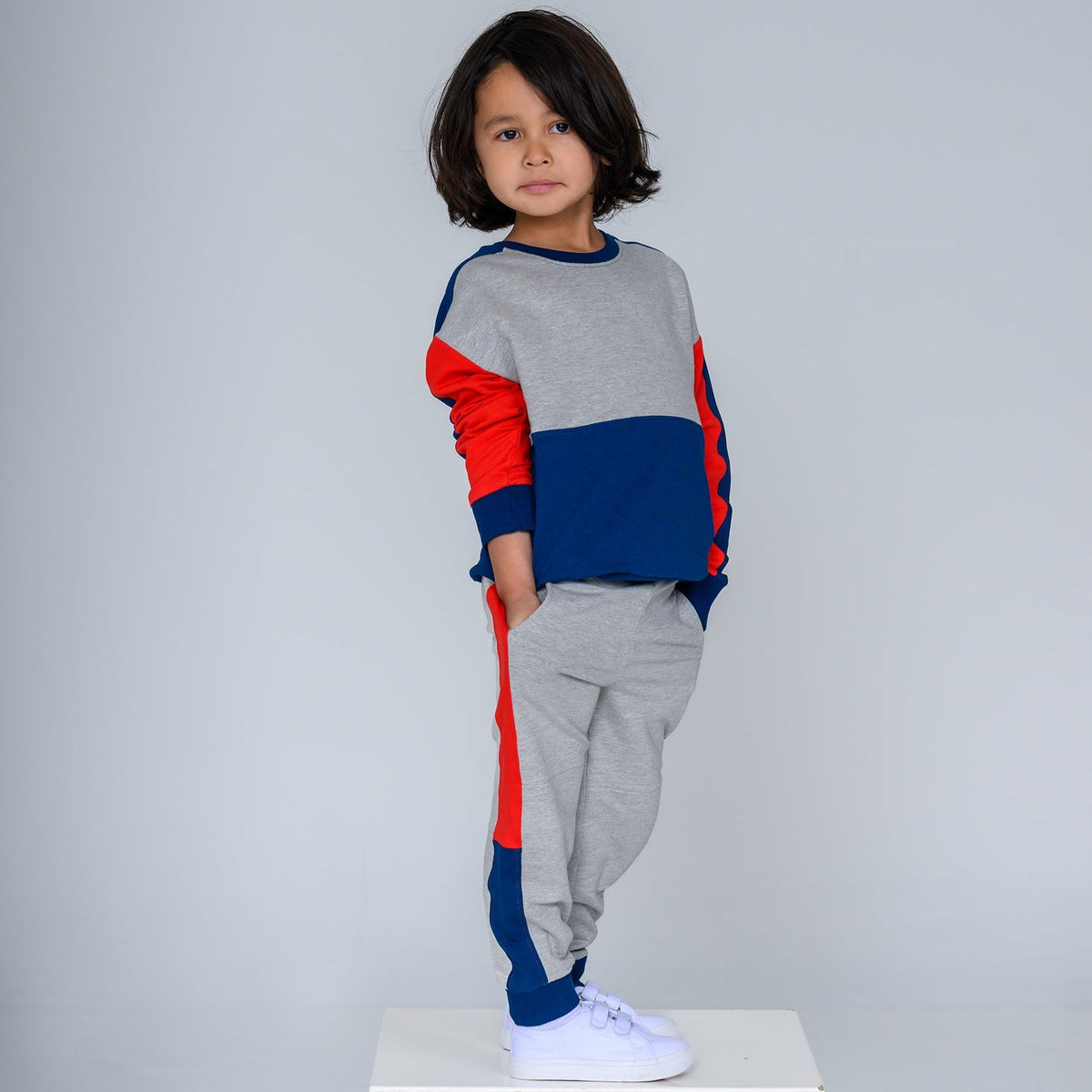 Sporty Color block Sweatpants/ Joggers