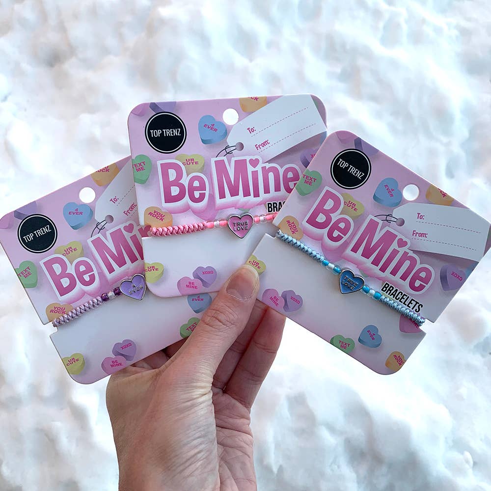 Conversation Heart Bracelets