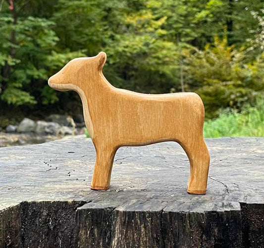 Wooden Female Deer Toy