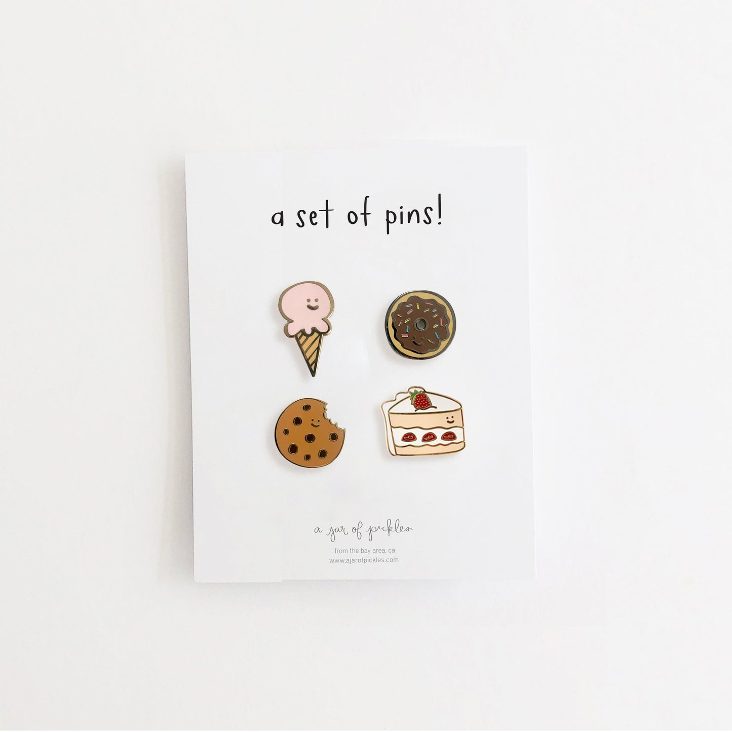 Dessert Pin Set of 4