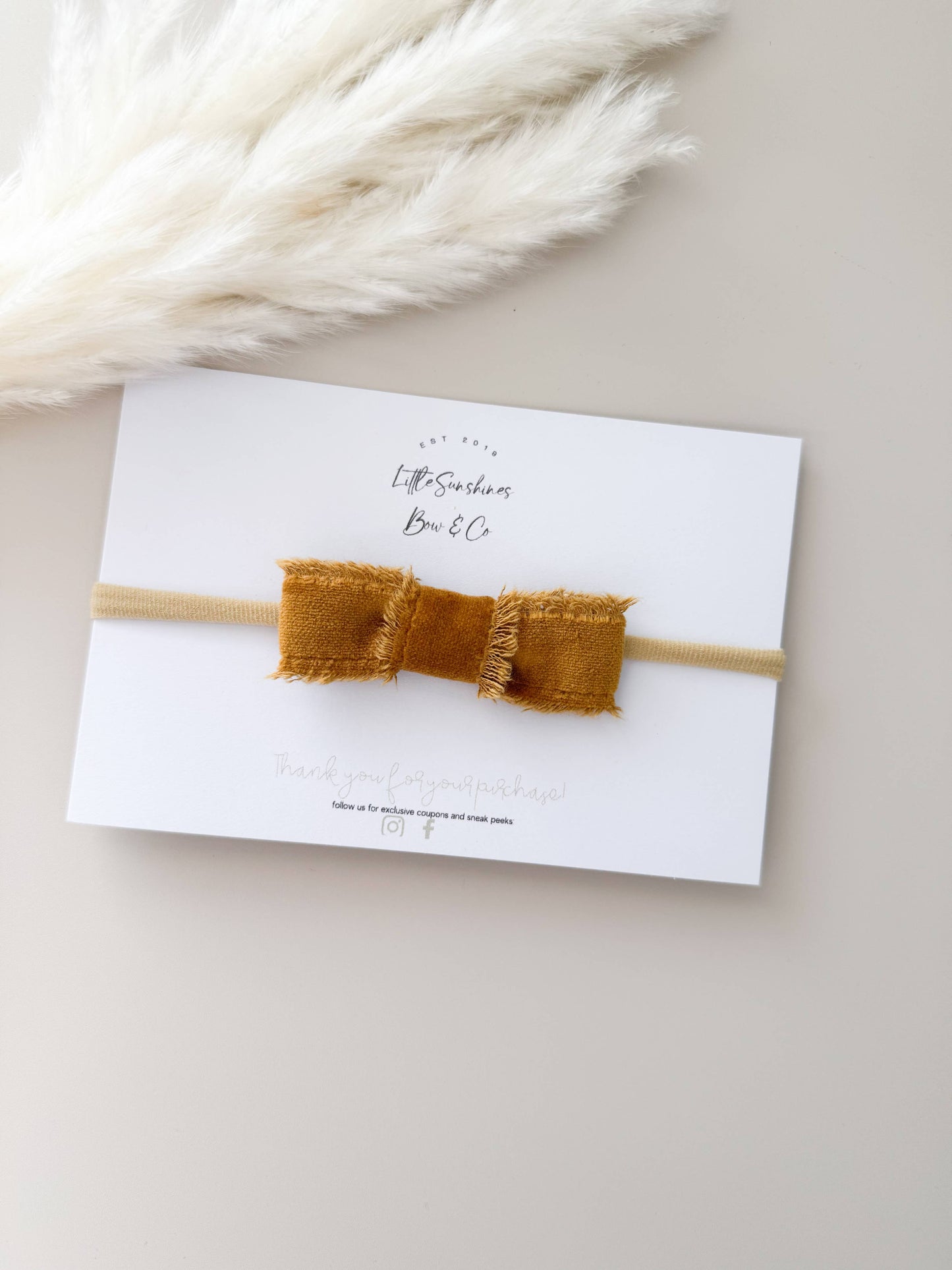 Velvet Fringe Hair Bows