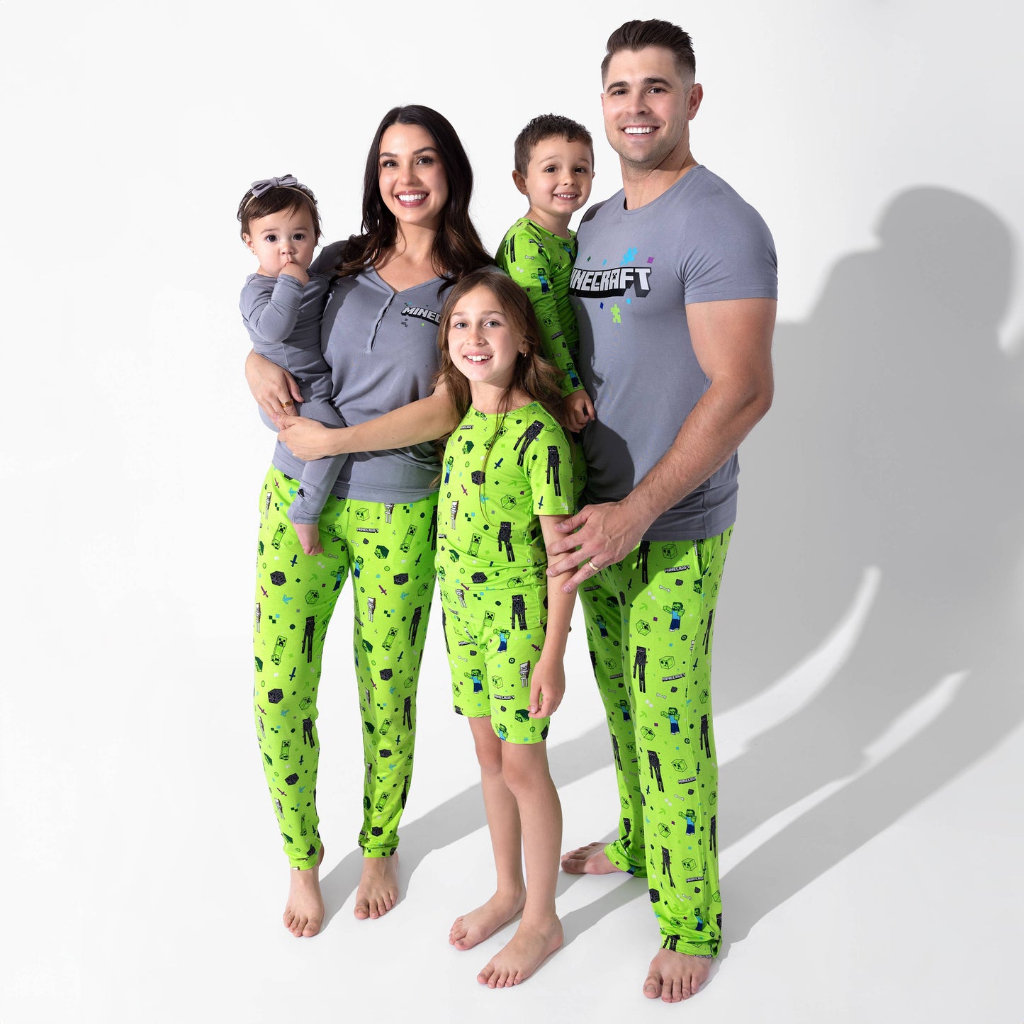 Minecraft Mob Squad Bamboo Kids Pajama Short Set