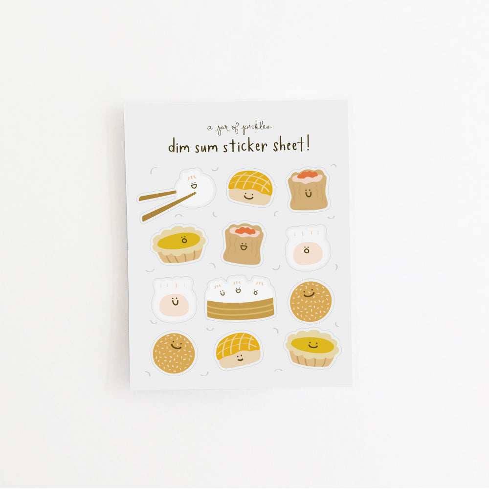 Dim Sum Sticker Sheet