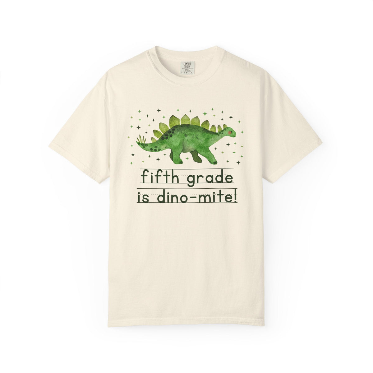 Dinosaur Fifth Grade Teacher Tee