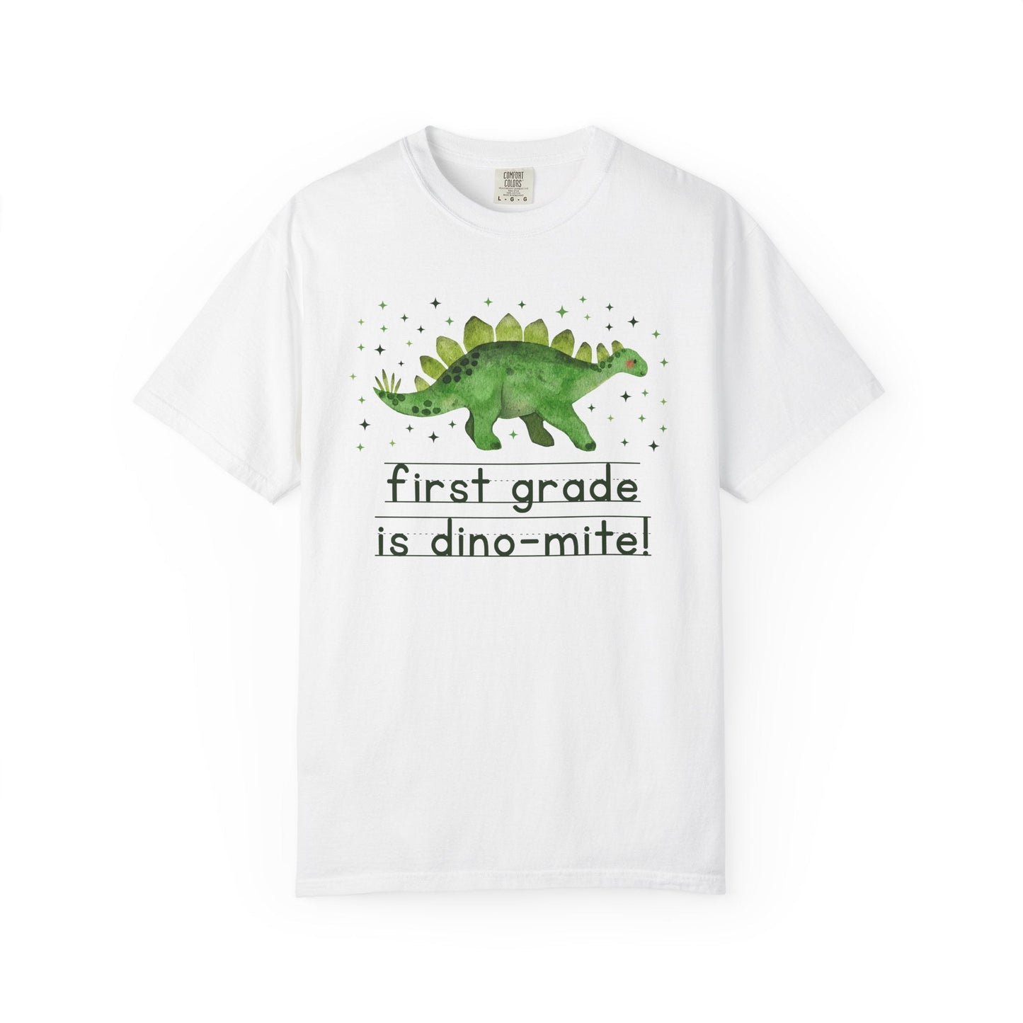 Dinosaur First Grade Teacher Tee