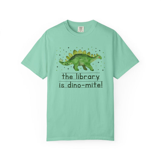 Dinosaur Librarian Tee
