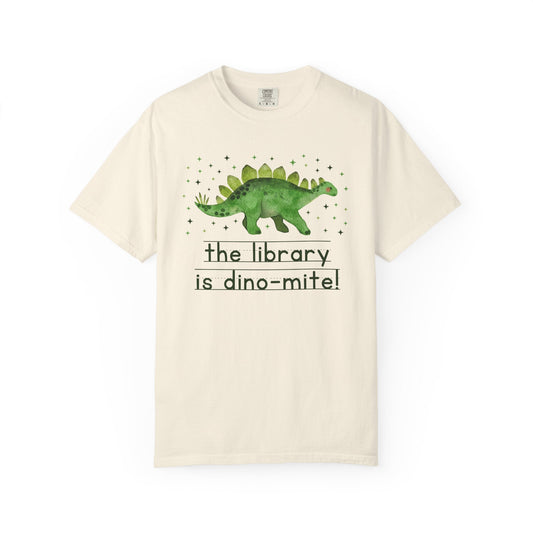 Dinosaur Librarian Tee