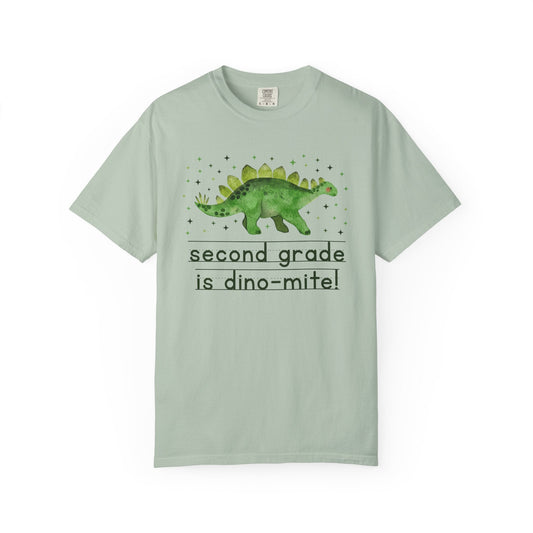 Dinosaur Second Grade Teacher Tee
