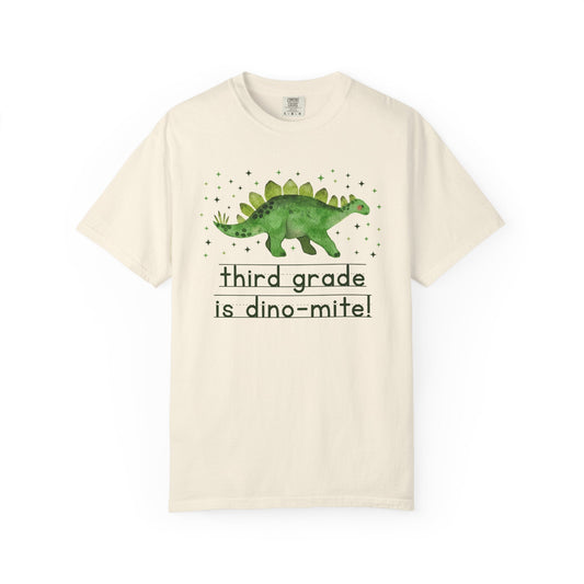 Dinosaur Third Grade Tee