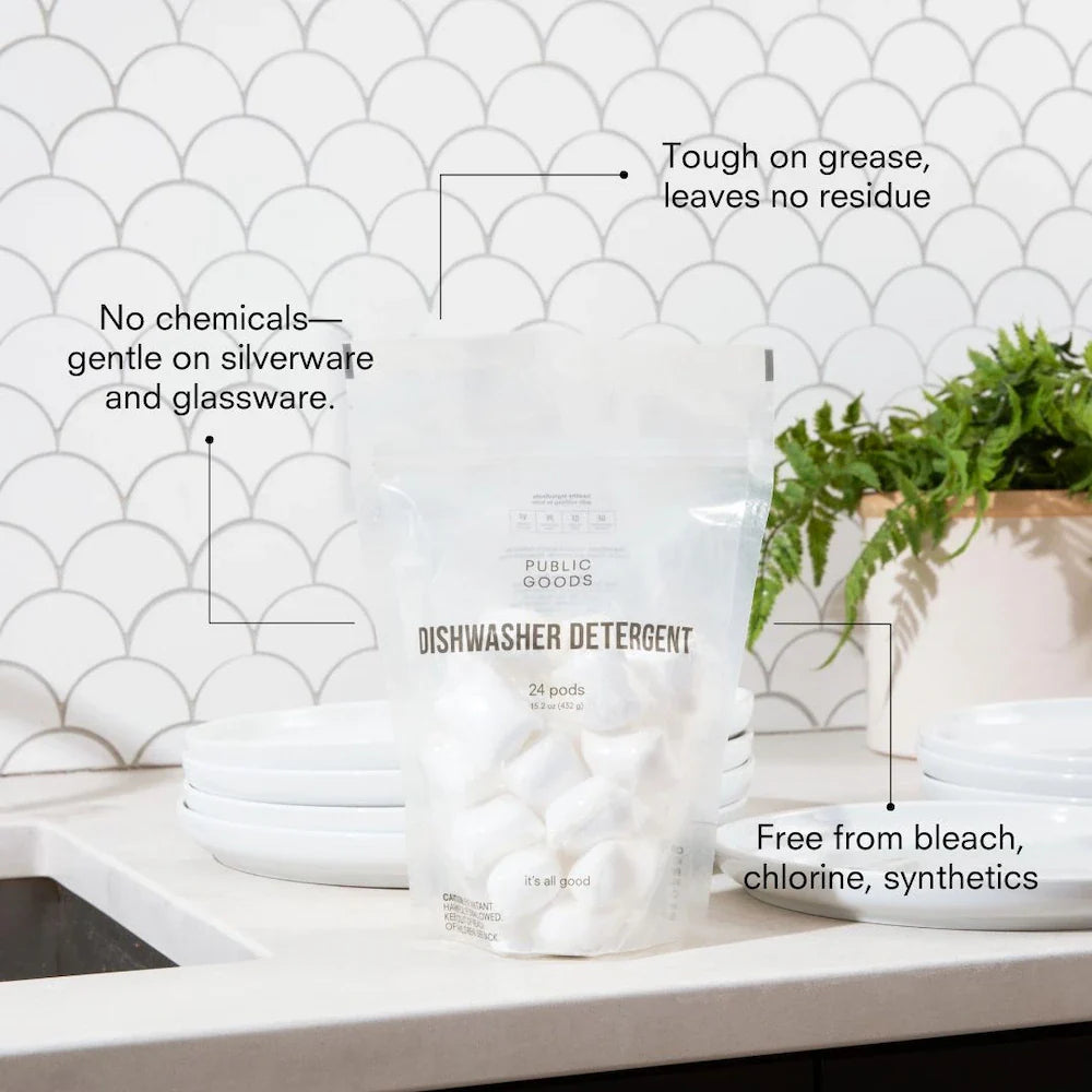 Dishwasher Detergent Pods (24 ct)