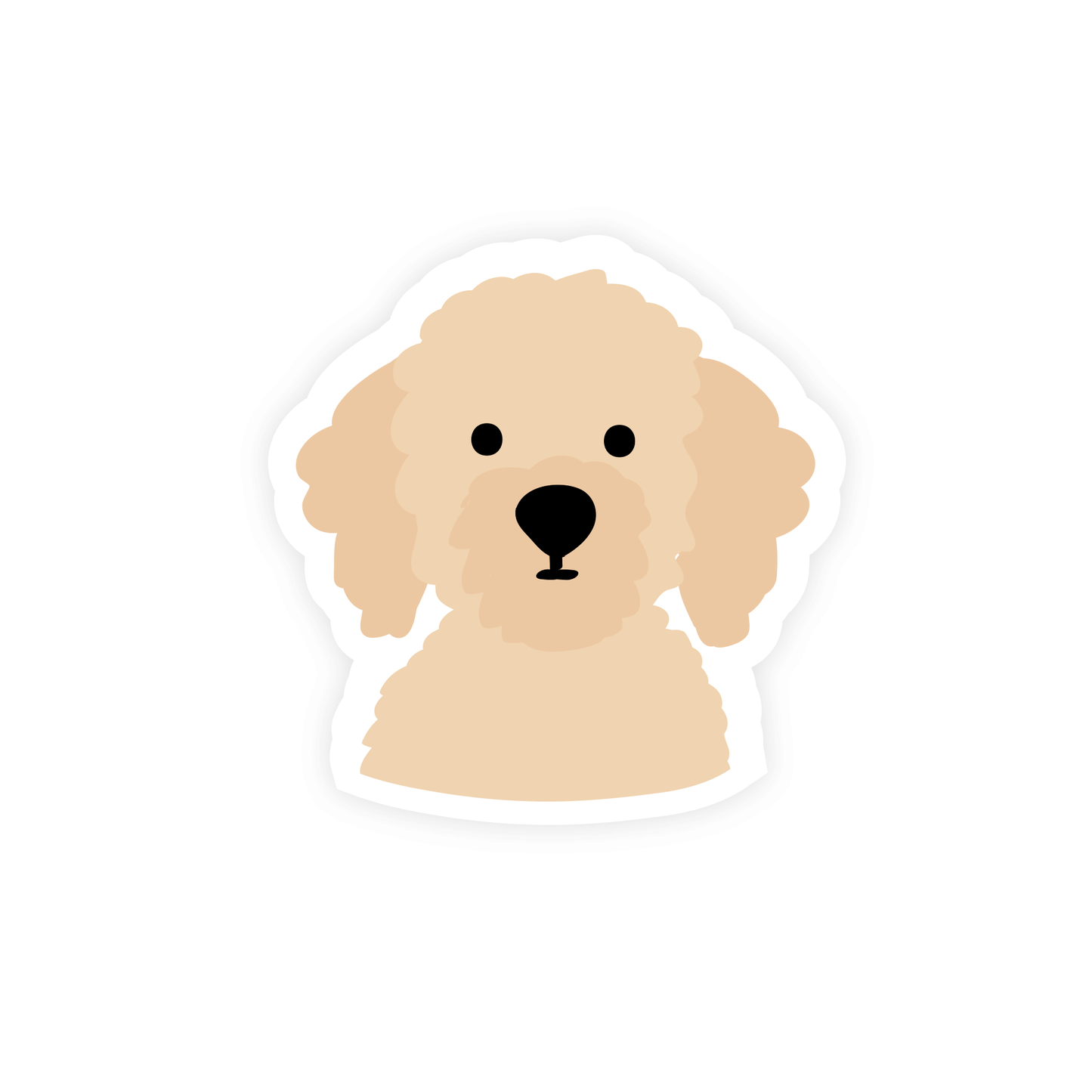 Doodle Dog Vinyl Sticker