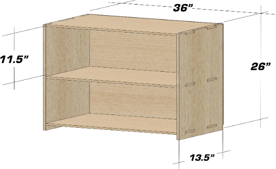 JAMES- Toy Shelf