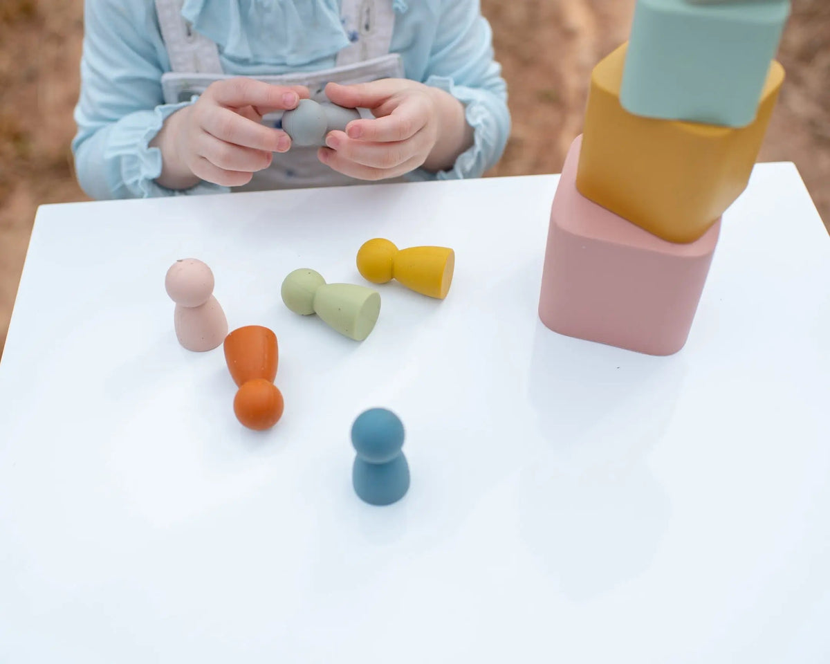 Mini Doll Toy + Silicone + Sensory Play + Montessori | LYTL®️