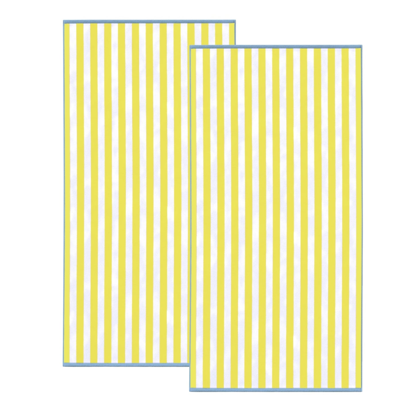 Oversized Striped Border Cabana Beach Towel - Santa Cruz