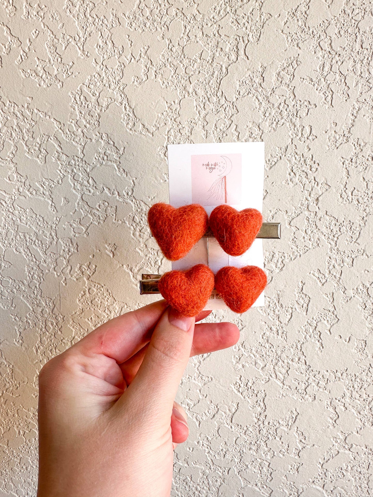 Dainty hearts Hair Clip
