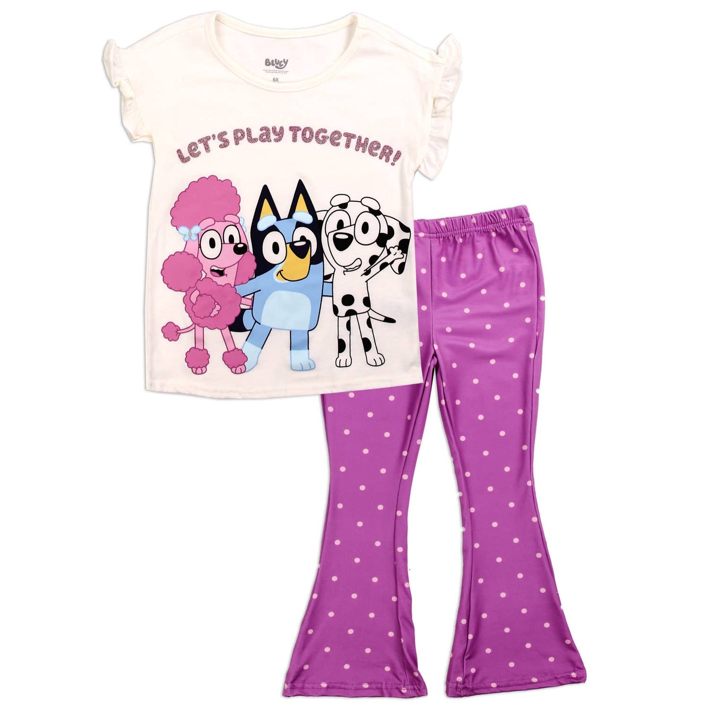 BLUEY Purple Legging Set