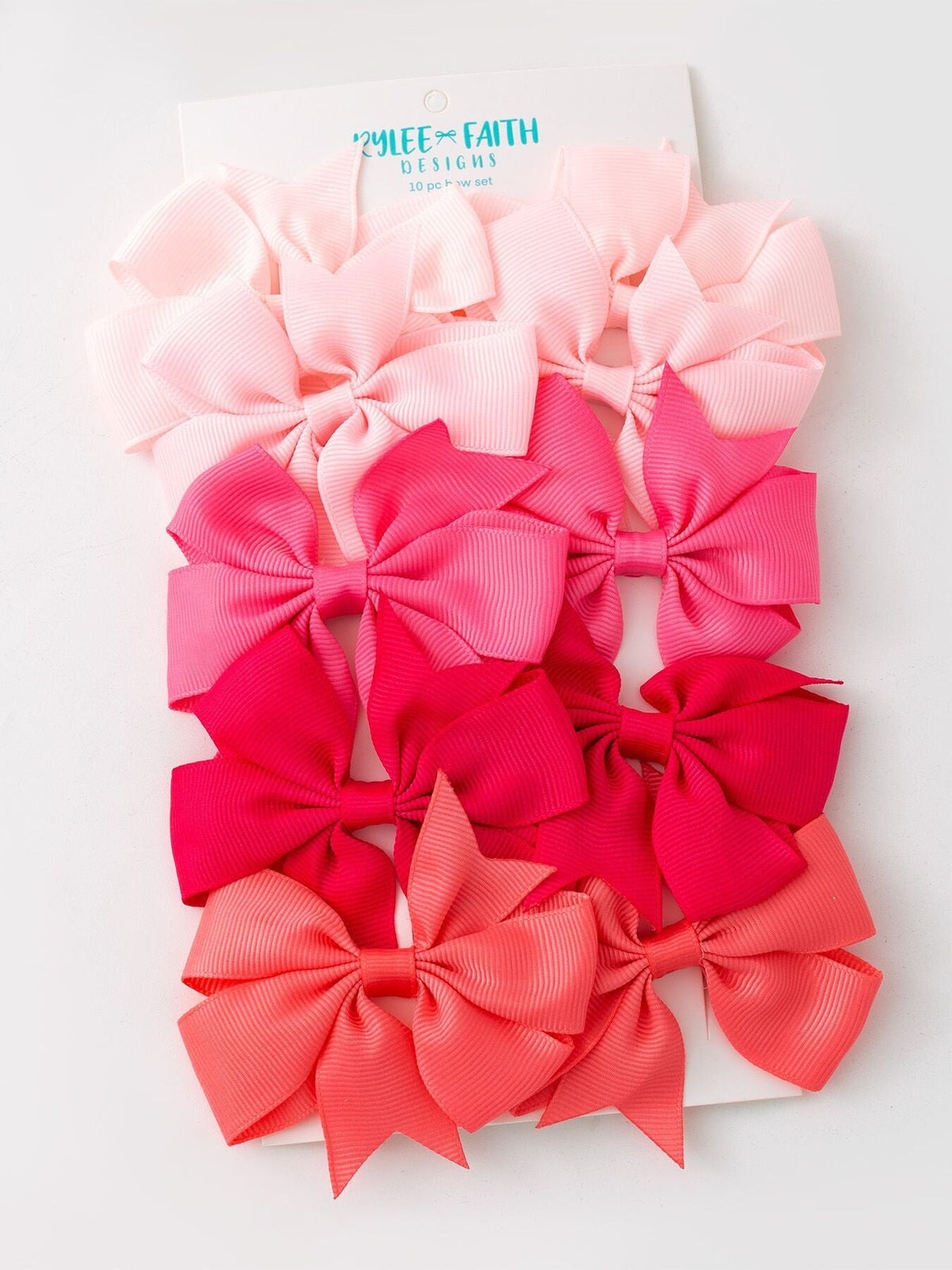 Fall Bow Hair Clip Set