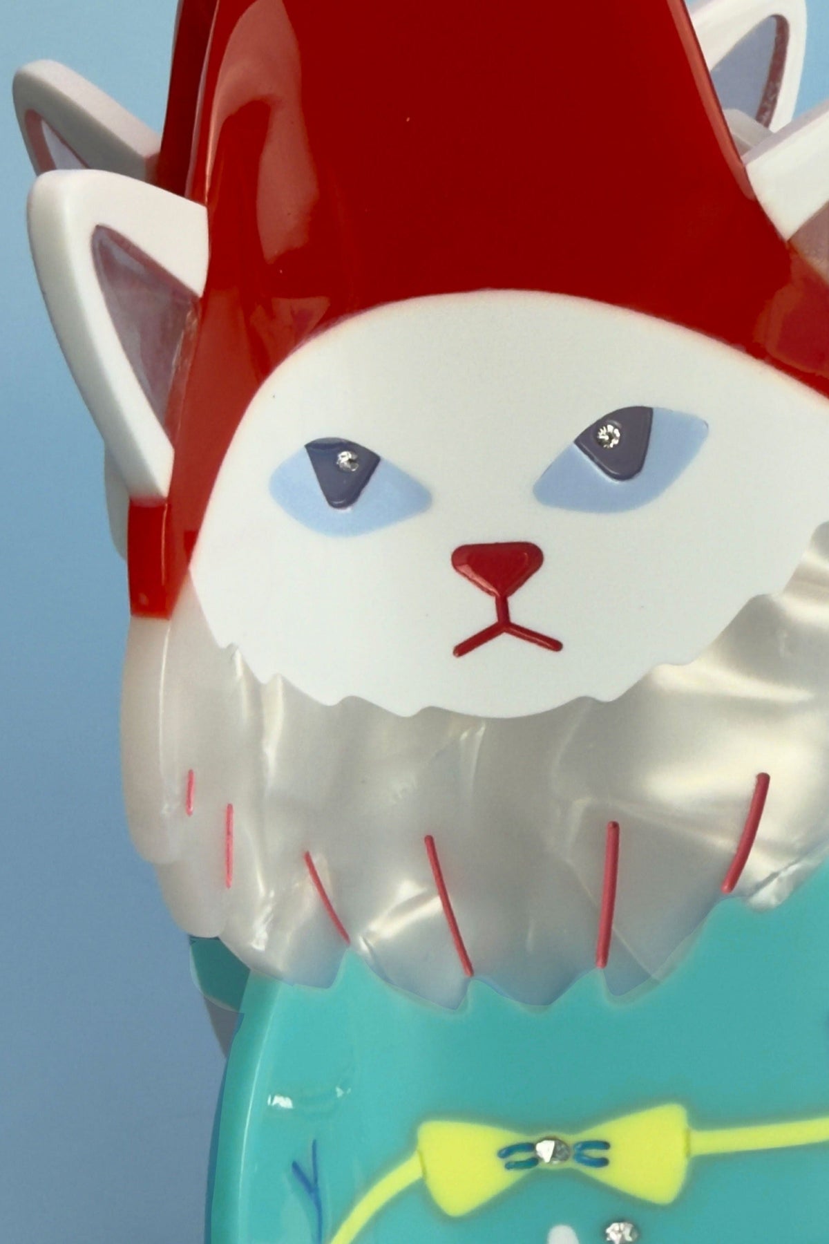 Cat Garden Gnome Hair Claw