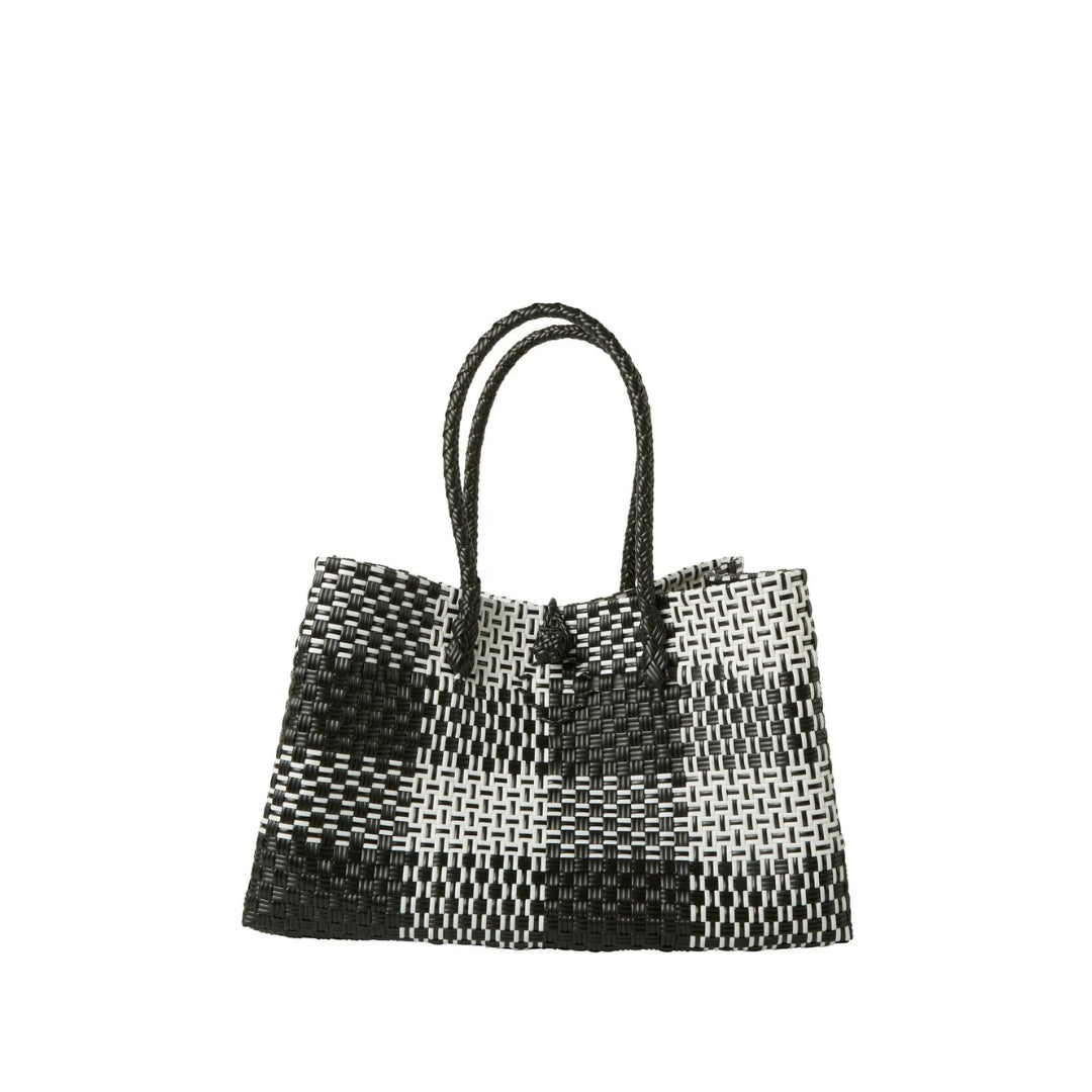 The Midi Piper Handwoven Tote · Recycled Plastic