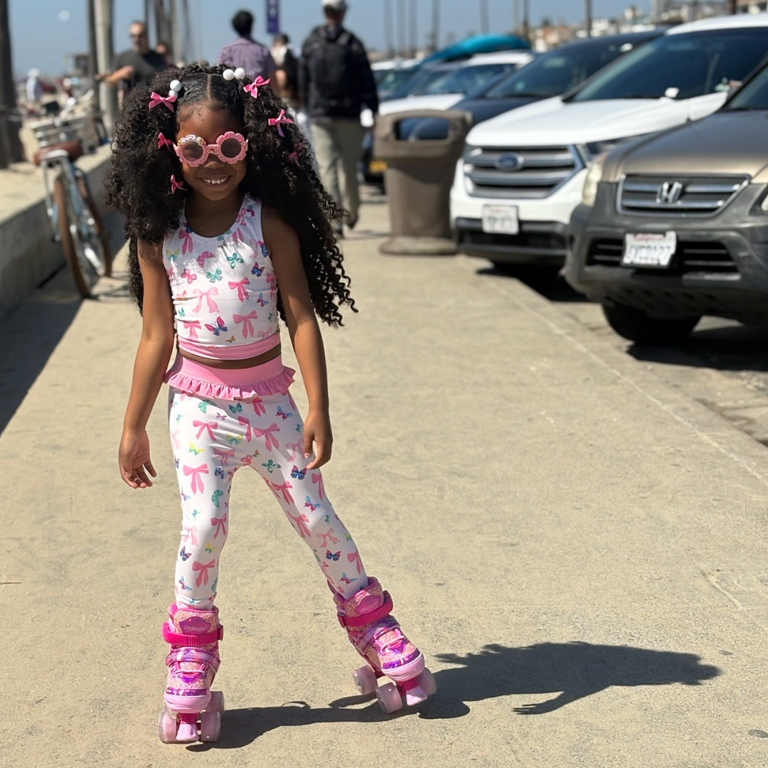 Bow and Butterfly Athletic Set