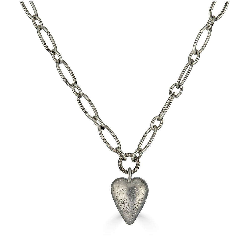 Silver Delicate Heart Necklace