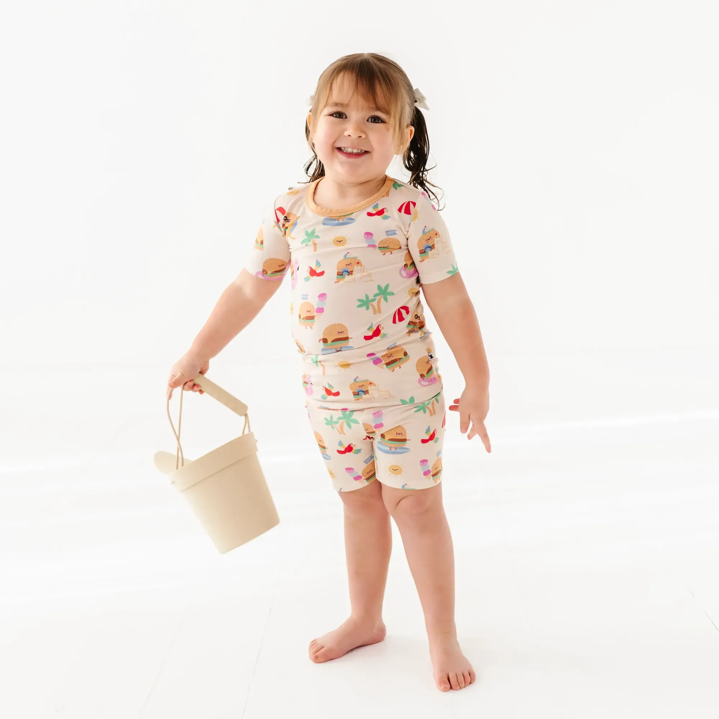 Cheeseburger in Paradise Kids Pajamas