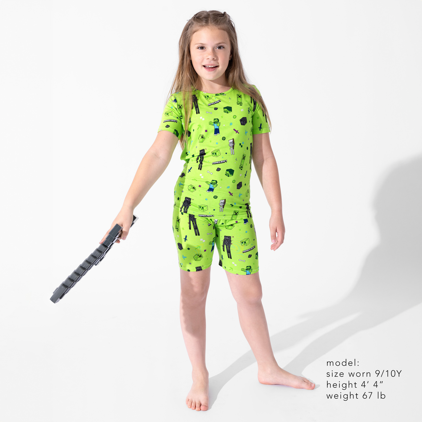 Minecraft Mob Squad Bamboo Kids Pajama Short Set