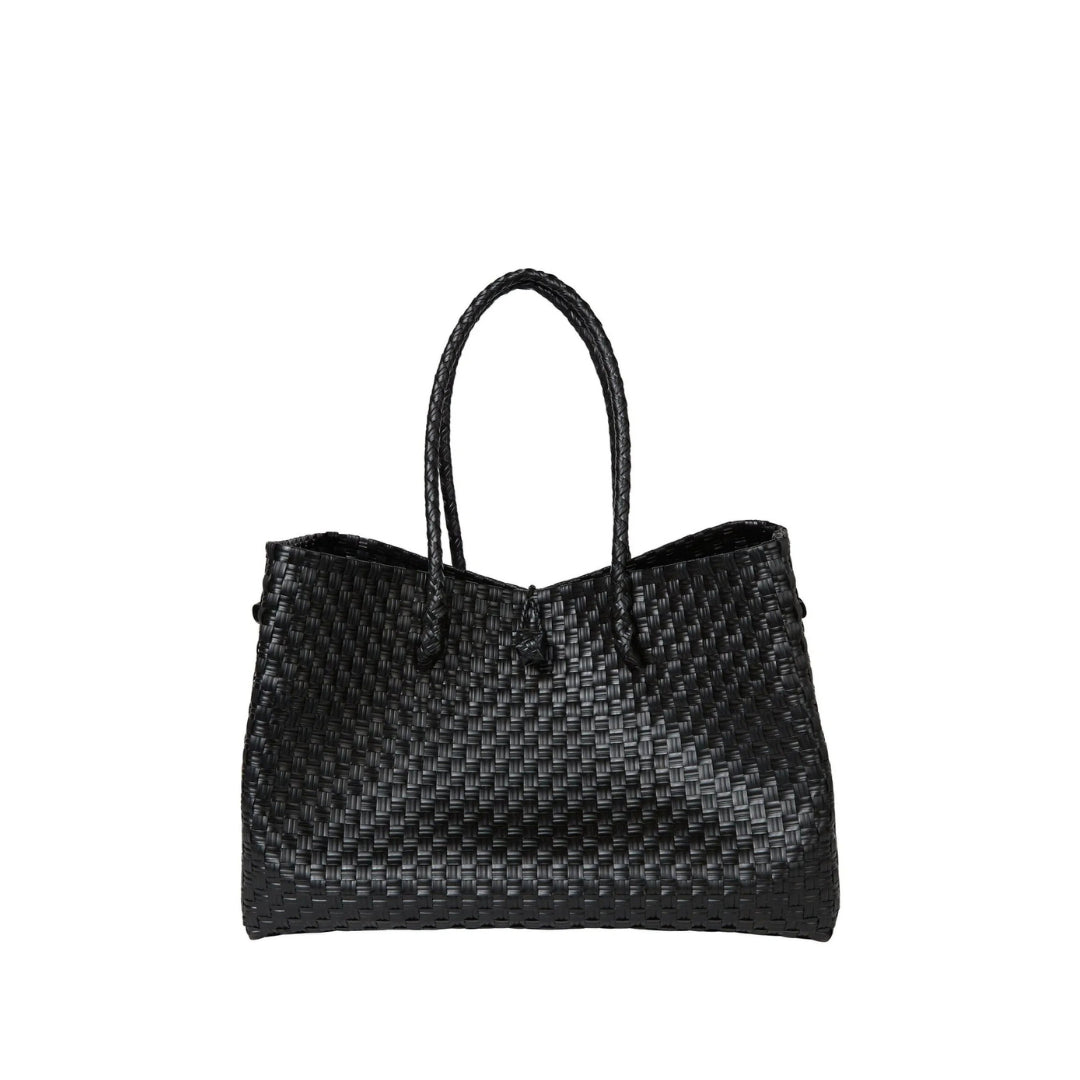 The Midi Piper Handwoven Tote · Recycled Plastic