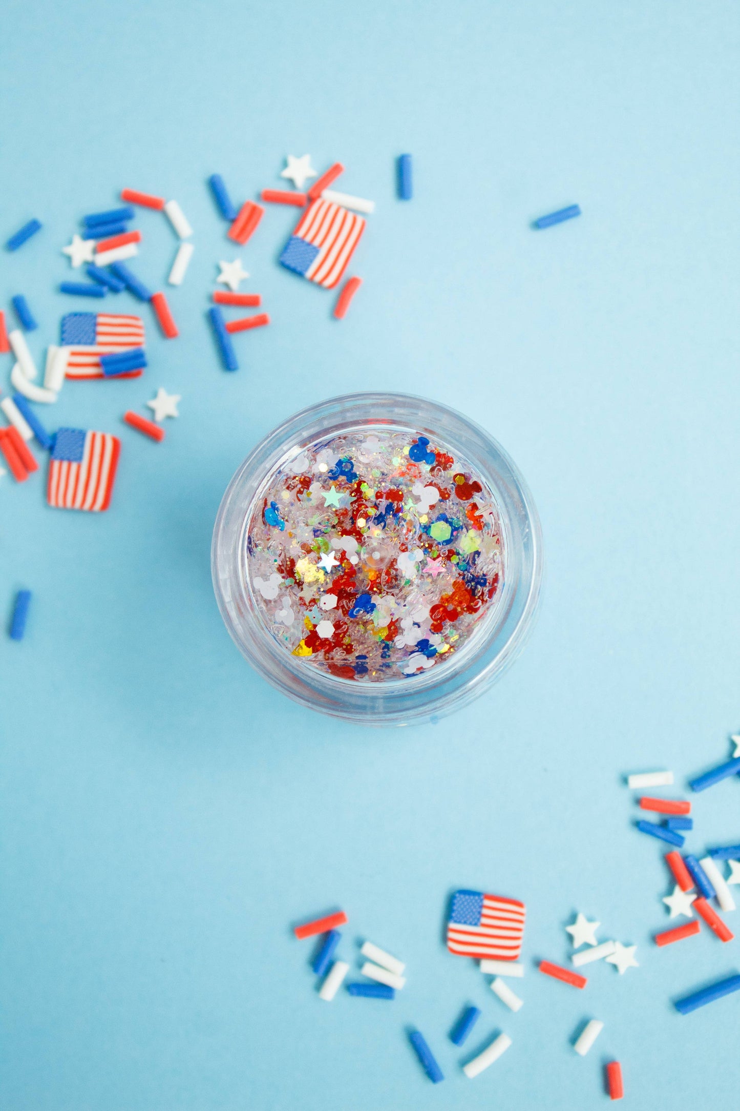 Patriotic Mouse Hair Glitter