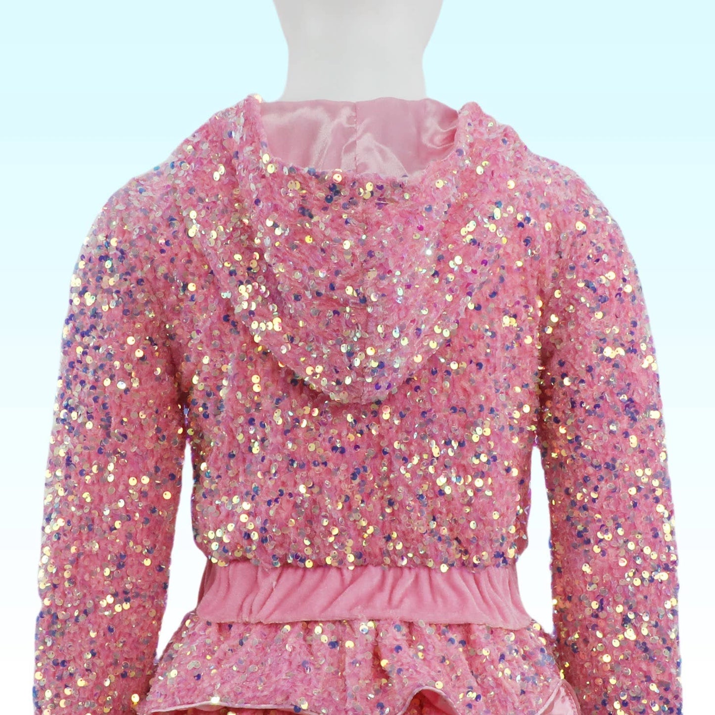 Pink Sequin Two Piece Set 