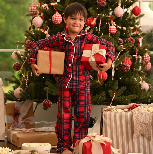 Tartan Button Down PJs
