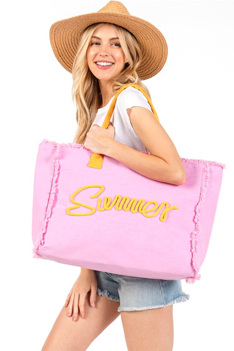 SUMMER Fringe Oversize Fashion Tote