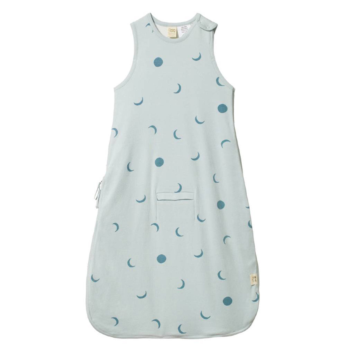 Organic Cotton & Merino Sleep Bag - Lunar Blue Print