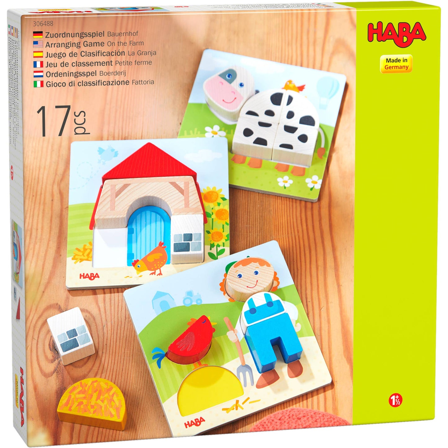 On the Farm Arranging Game - Educational Puzzle Toy