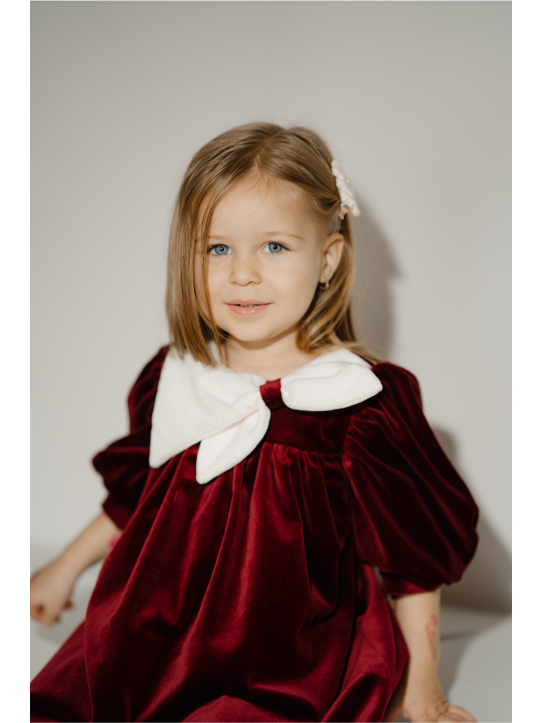 Rosemoor Dress |  Winterberry Red  Cotton Velvet