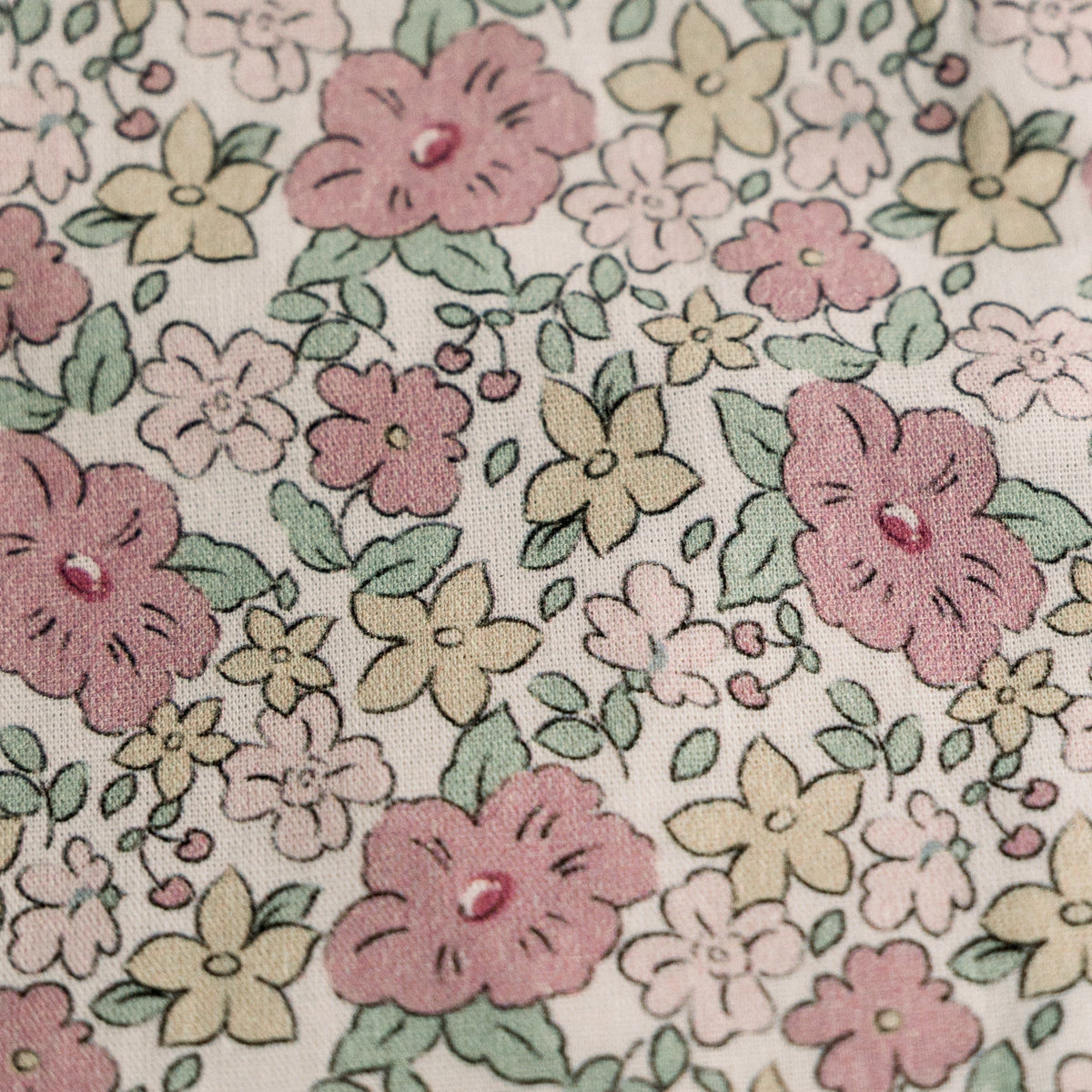 Betsy Ann | Timeless Floral Ruffle Zipper Pouch