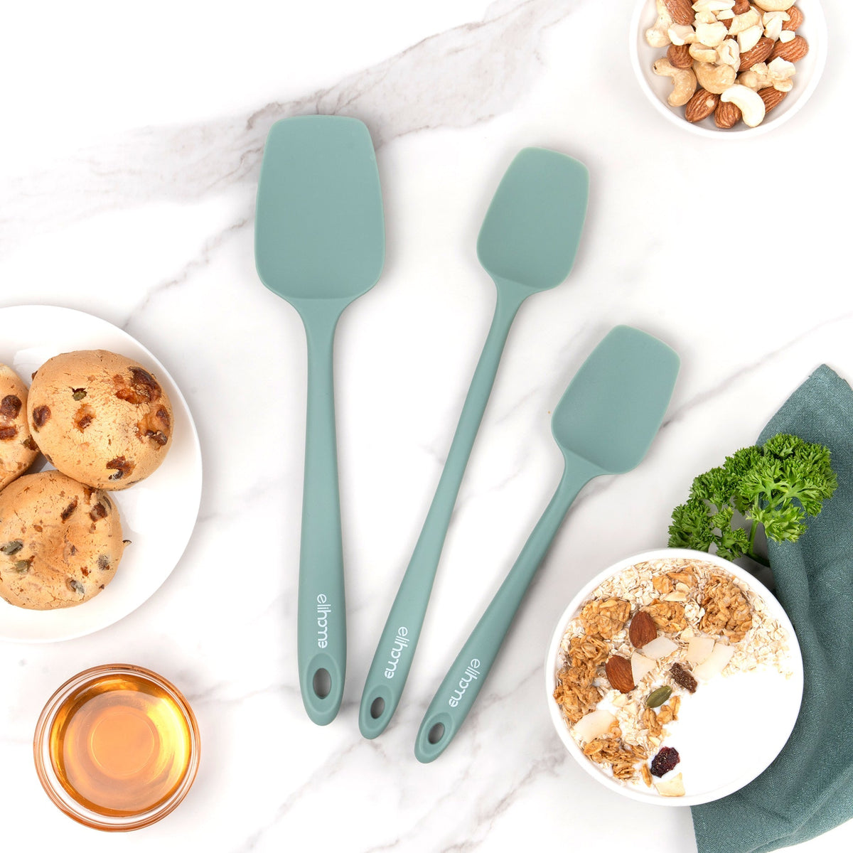 6 Piece Silicone Spatula Set