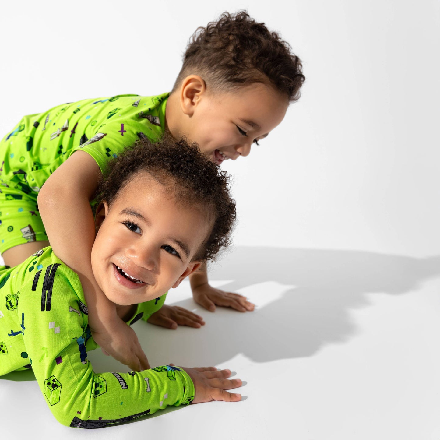 Minecraft Mob Squad Bamboo Kids Pajama Short Set