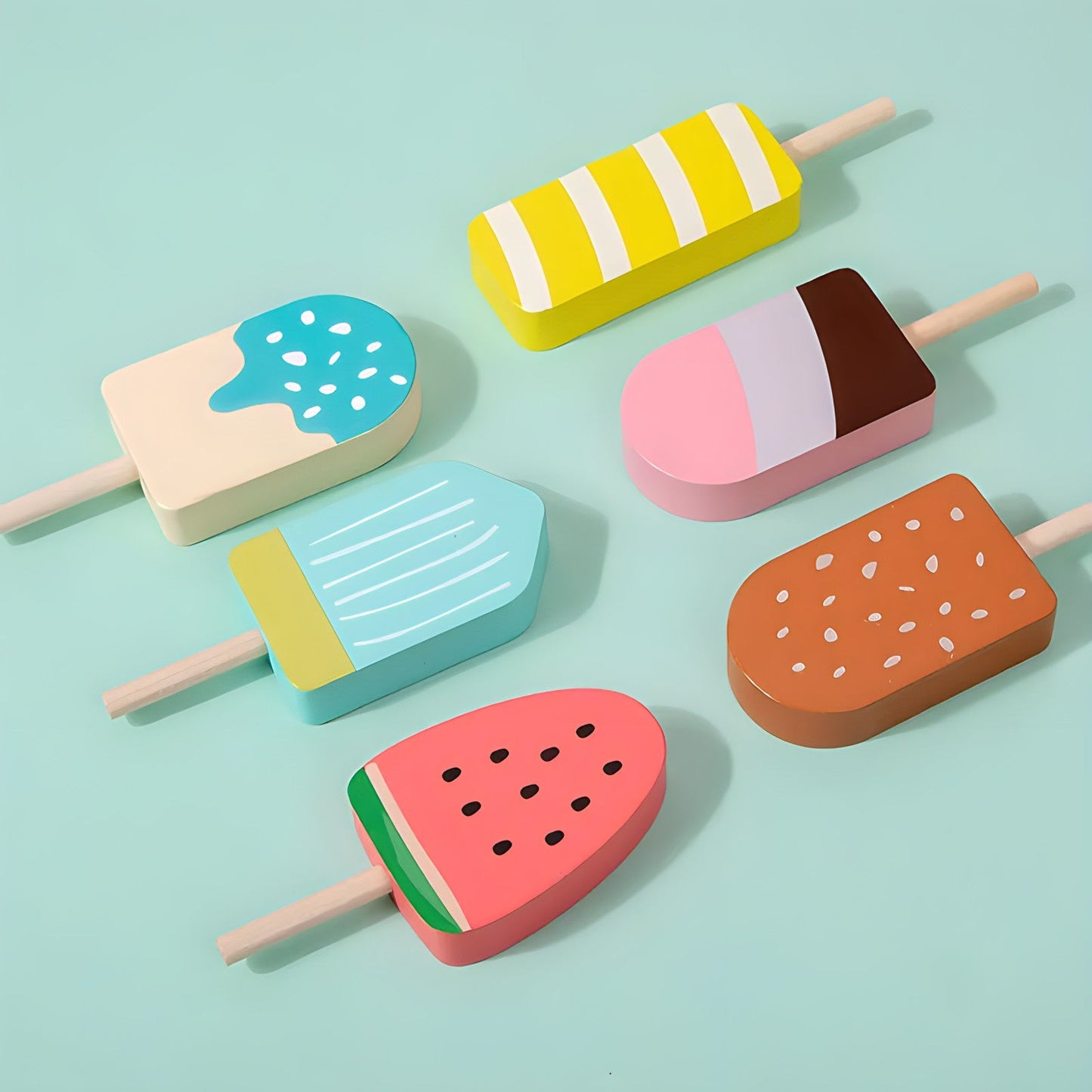 Wooden Ice Cream Pretend Toys