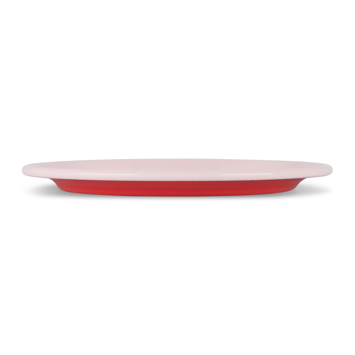 S/4 Enamel Dinner Plate  - Two Tone