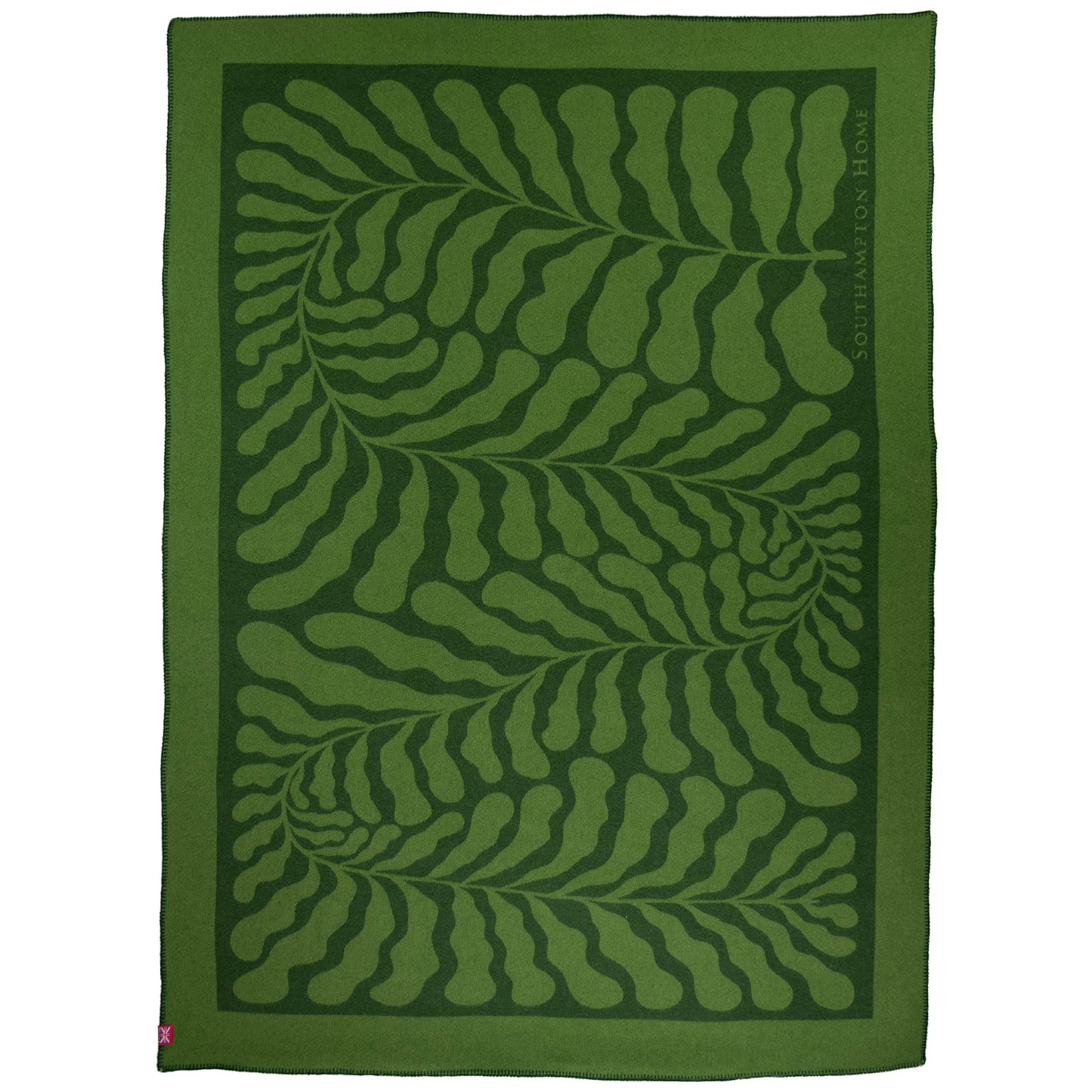 Southampton Home Merino Wool Fleece Throw - Leaf