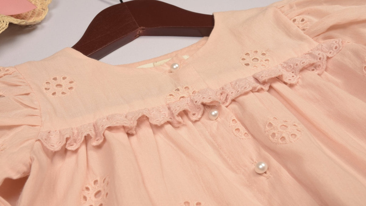 Embroidered Schiffli Dress