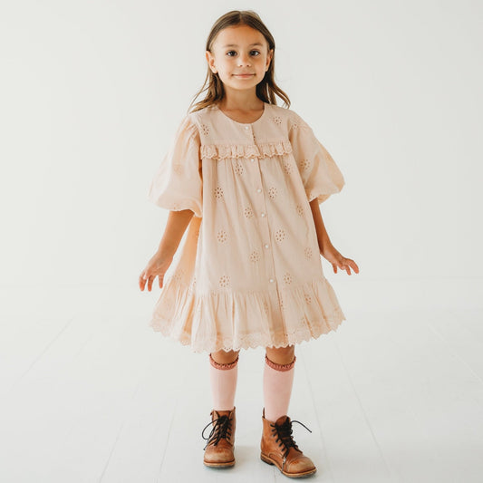 Embroidered Schiffli Dress