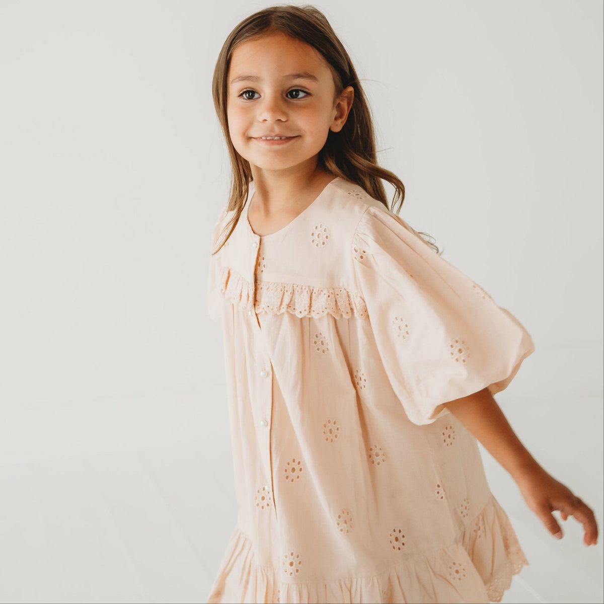 Embroidered Schiffli Dress
