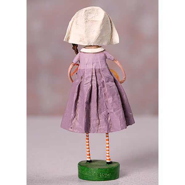 Molly Mayflower Thanksgiving Figurine by Lori Mitchell — 7-Inch Pilgrim Poly Resin Collectible