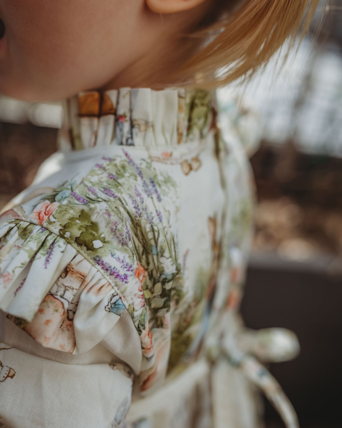 Aoki Dress-Bramble Rabbit Short Sleeve