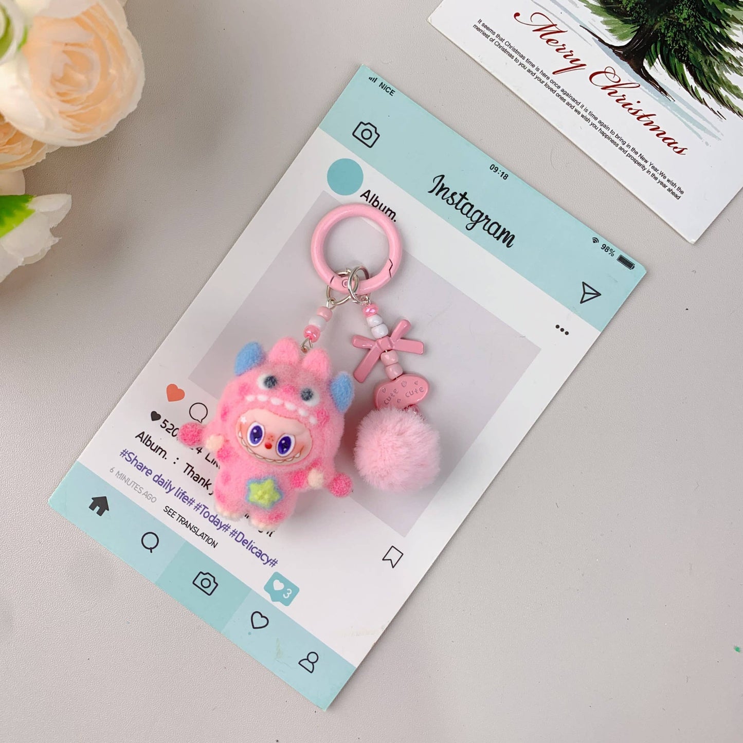 Labu Hot-Selling Cute Monster Keychain , holiday gifts