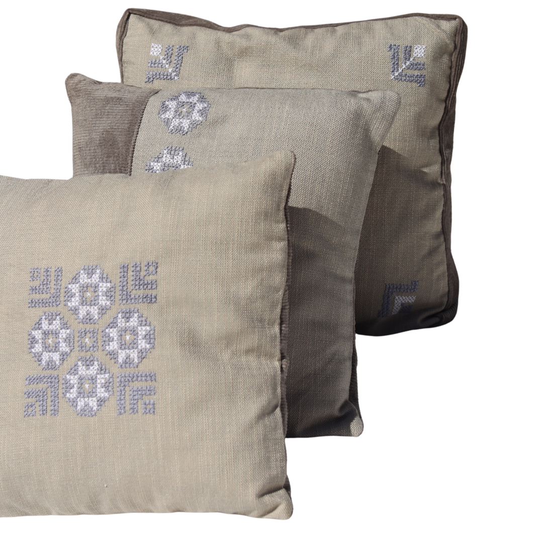 Eyes Pillow Cover - Gray