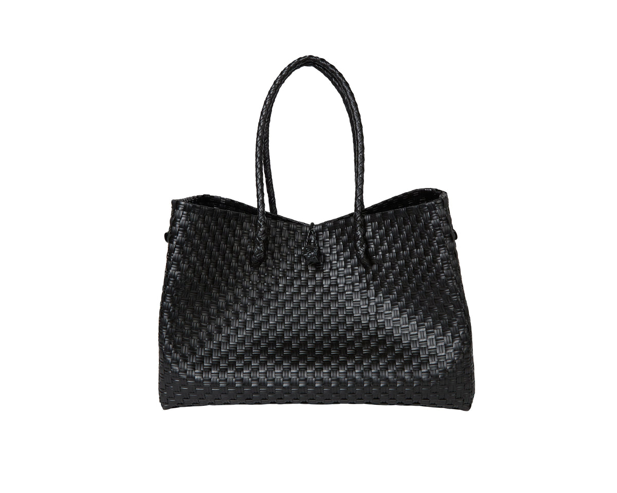 The Midi Piper Handwoven Tote · Recycled Plastic