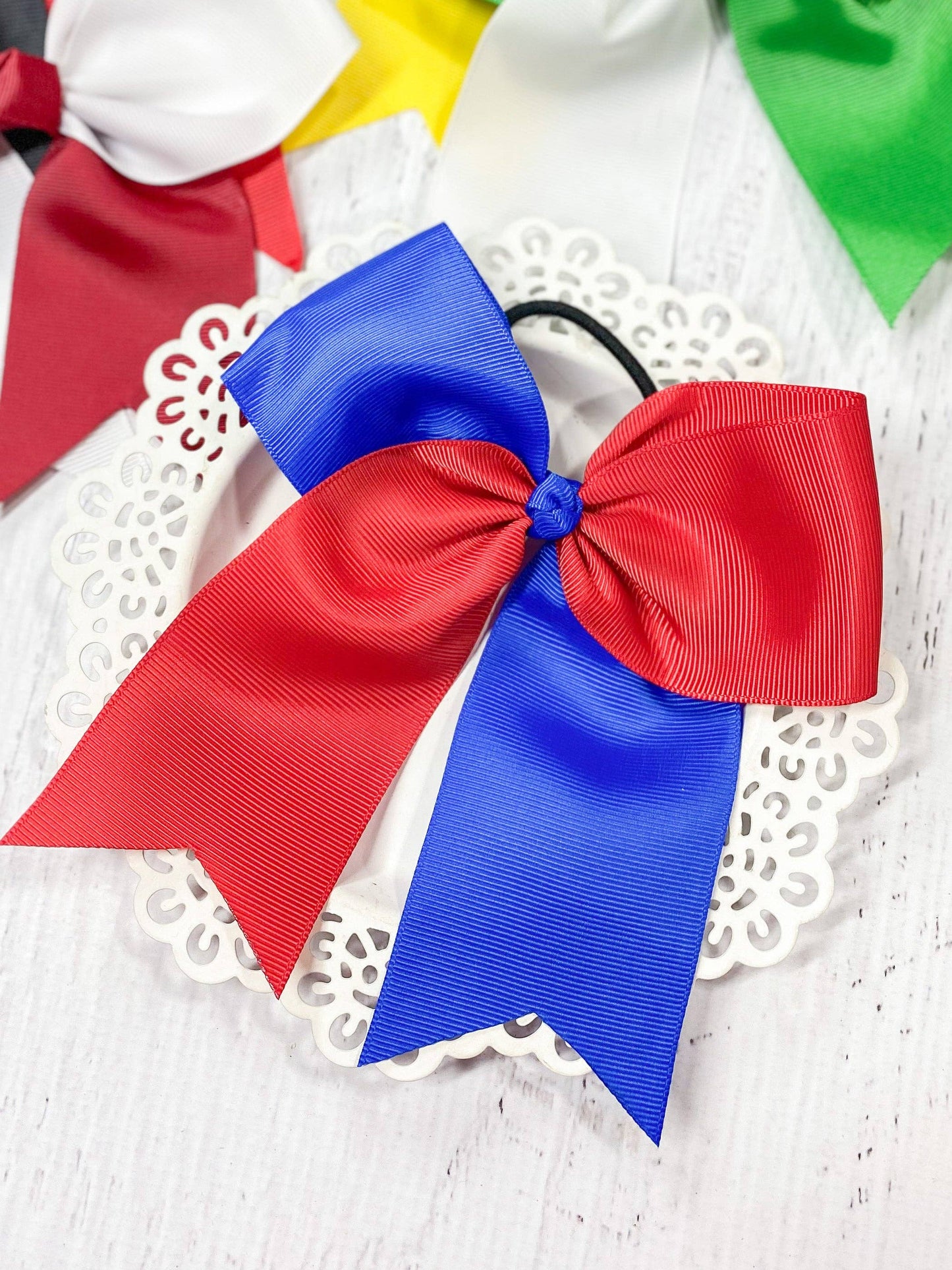 School Spirit Cheer Bows: Game Day